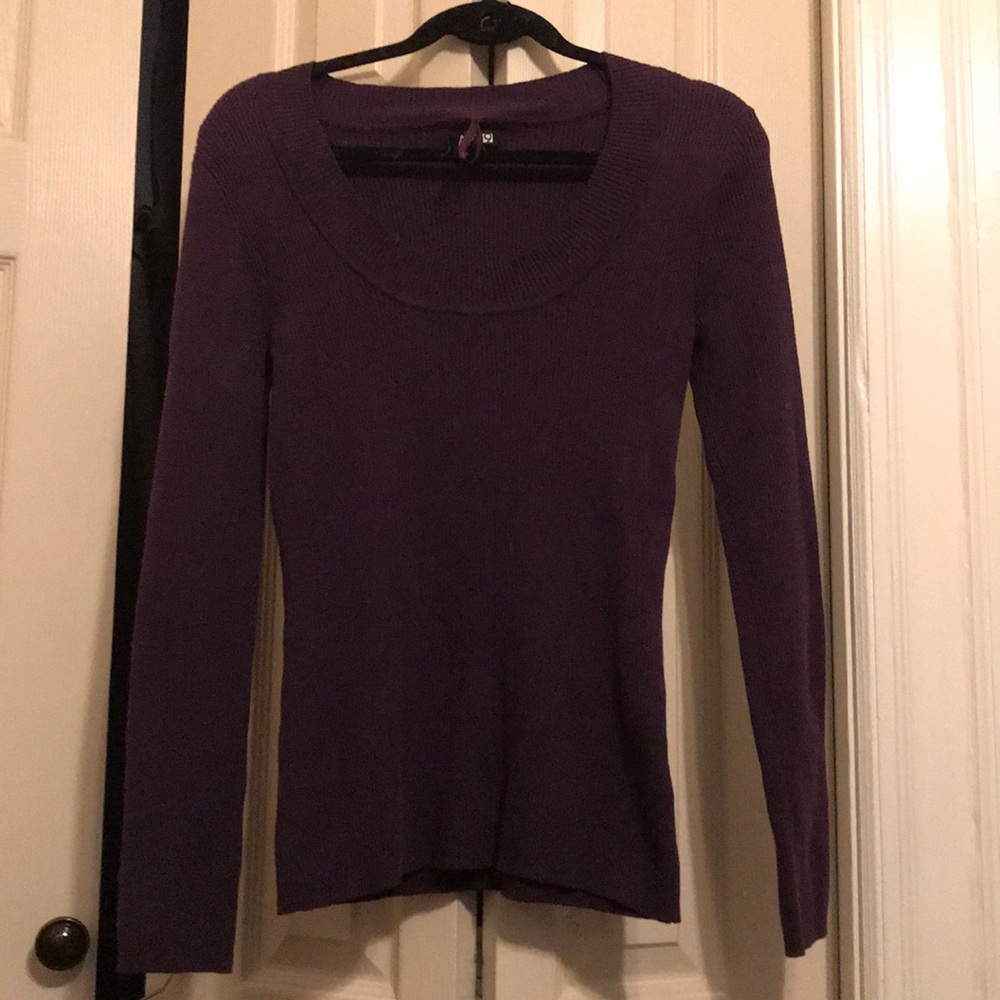 Size medium APT 9 Dark Purple Sweater